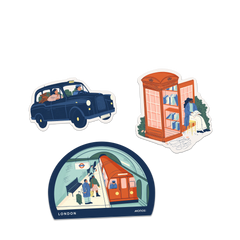 London Destination Stickers