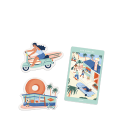 Los Angeles Destination Stickers